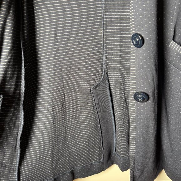 NWOT CABI Carriage Jacket #5658 Navy Blue Long Overcoat Women’s Large - Picture 8 of 13